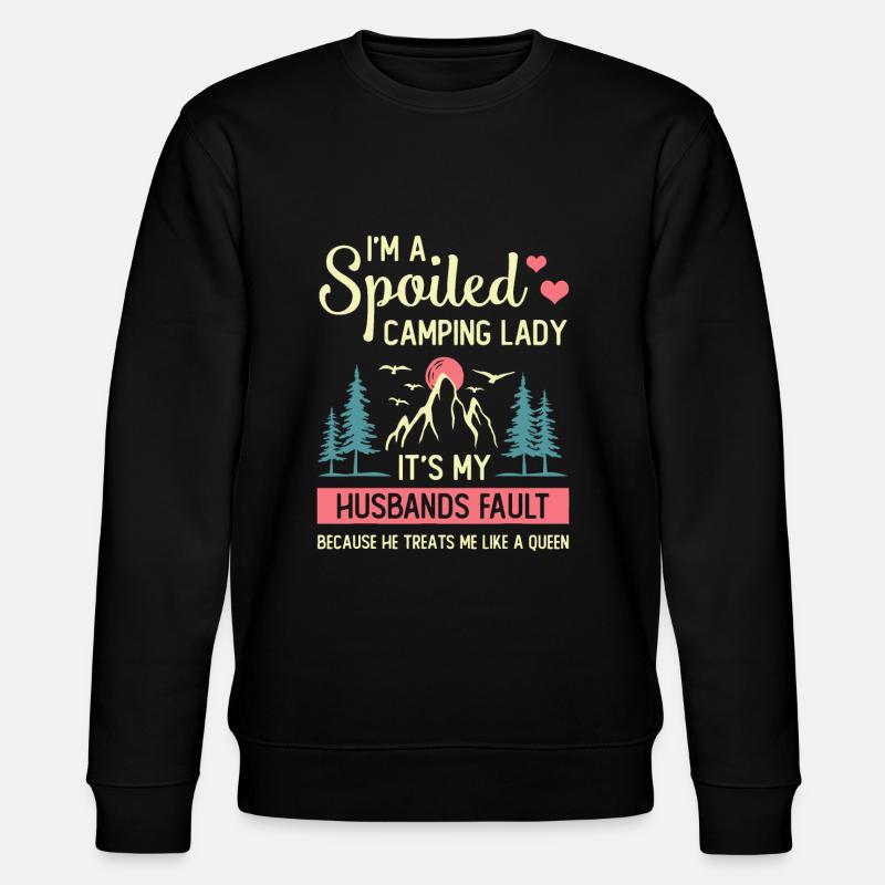 Camper RV Vacation Camping - Stanley/Stella CHANGER Unisex Organic Sweatshirt - black