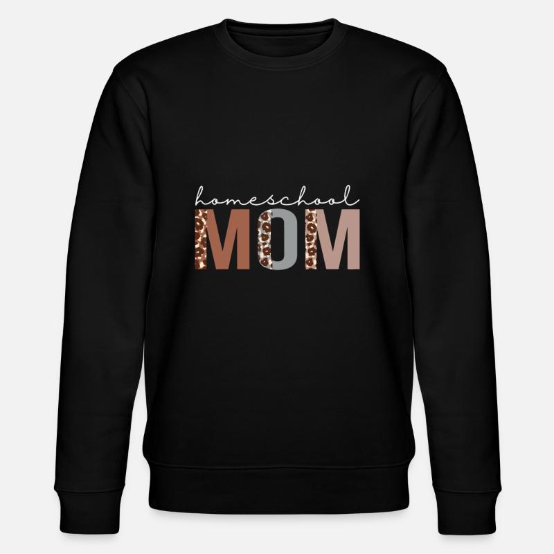Homeschool Mom Leopard Appréciation - Sweat bio CHANGER Stanley/Stella Unisexe - noir
