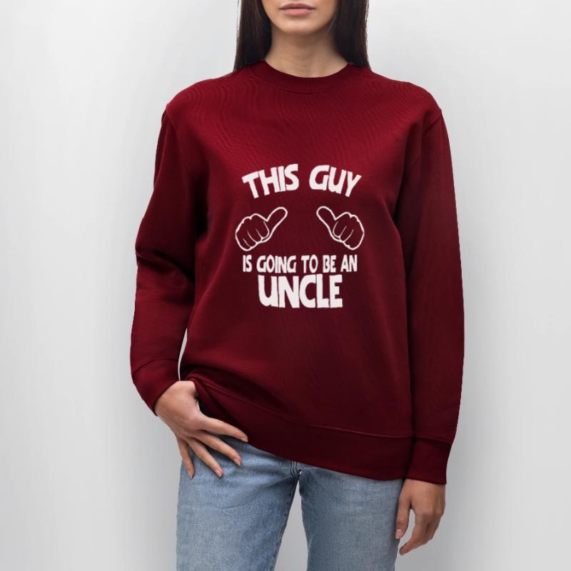 Dieser Typ wird ein Onkel sein Stanley/Stella Unisex Bio-Sweatshirt CHANGER 
