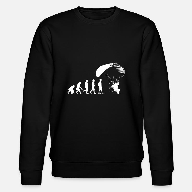 Parachutisme Parapente Parachutisme Parachutisme - Sweat bio CHANGER Stanley/Stella Unisexe - noir