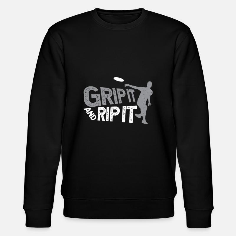 Frisbee Disc Golf - Stanley/Stella CHANGER Unisex Organic Sweatshirt - black