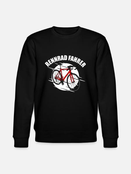 Rennrad Fahrer - Stanley/Stella Unisex Bio-Sweatshirt CHANGER - Schwarz