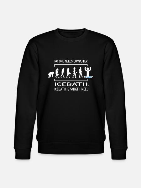 winterbader icebath eisloch evolution anbaden - Stanley/Stella Unisex Bio-Sweatshirt CHANGER - Schwarz