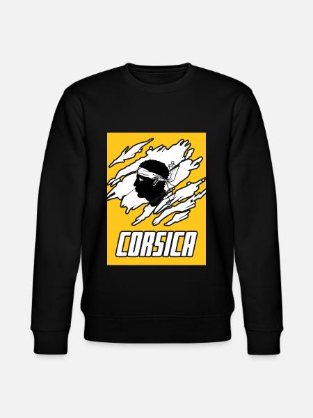 Korsika Insel - Stanley/Stella Unisex Bio-Sweatshirt CHANGER  - Schwarz