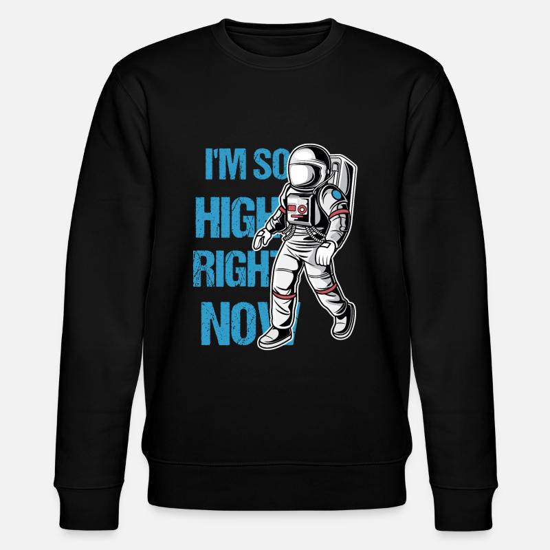 Idée Cadeau Aventure Astronaute - Sweat bio CHANGER Stanley/Stella Unisexe - noir