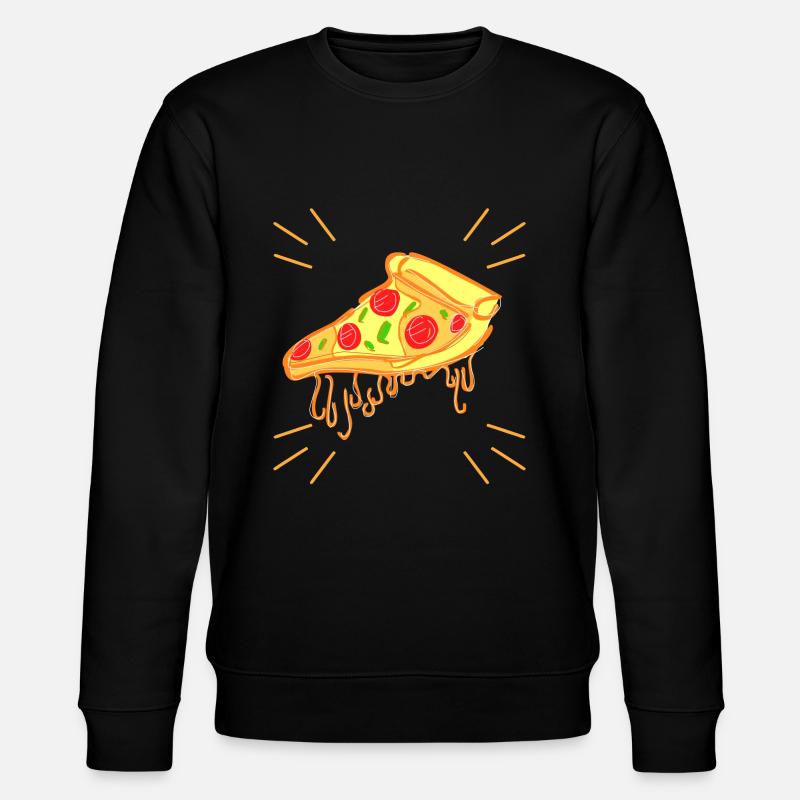 pizza - Sweat bio CHANGER Stanley/Stella Unisexe - noir