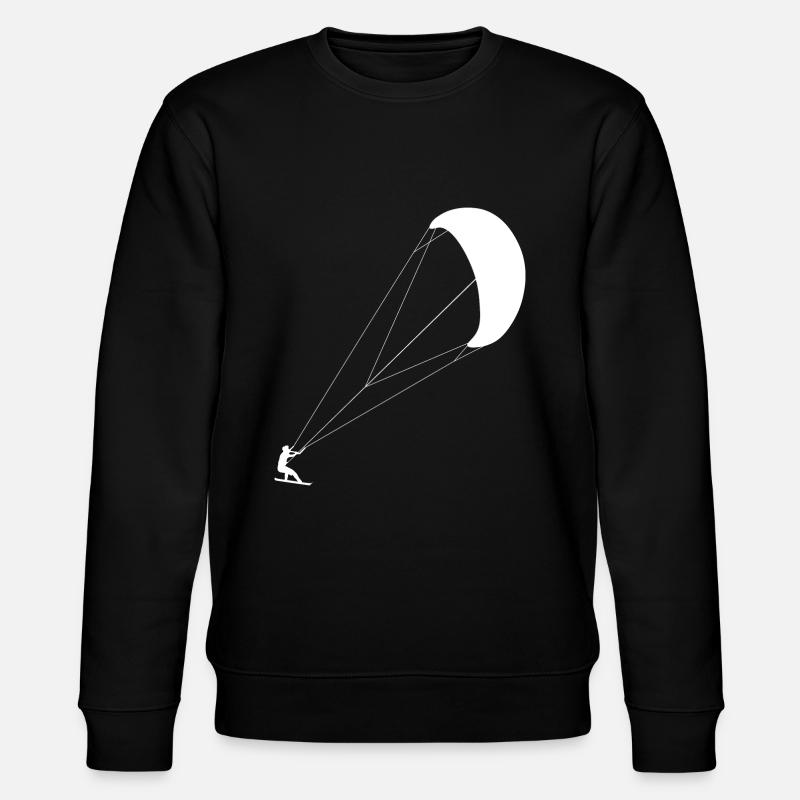 Kiter Kiten - Stanley/Stella Unisex Bio-Sweatshirt CHANGER  - Schwarz