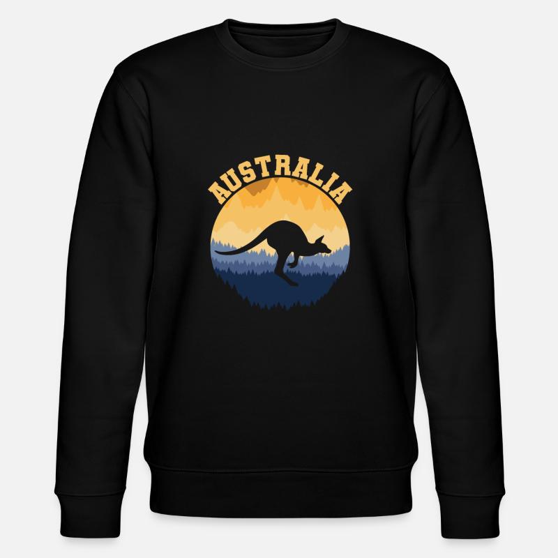 Australie Australie kangourou - Sweat bio CHANGER Stanley/Stella Unisexe - noir