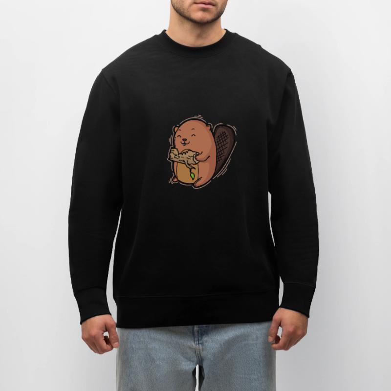 Beaver eats a tree trunk Stanley/Stella CHANGER Unisex Organic Sweatshirt