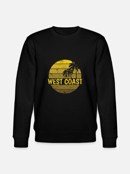 West Coast Palm Holiday Beach - Stanley/Stella CHANGER Unisex Organic Sweatshirt - black
