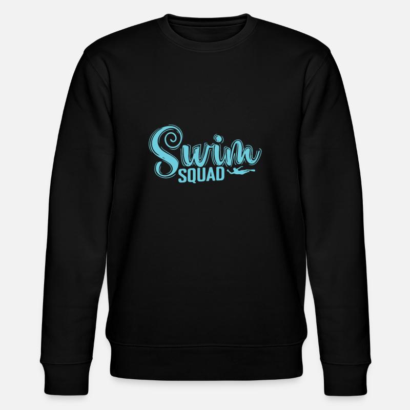 Swim Squad Sport Training - Stanley/Stella CHANGER Unisex Organic Sweatshirt - black