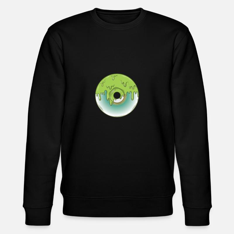 CD Retrospeichermodul Datenträger - Stanley/Stella Unisex Bio-Sweatshirt CHANGER  - Schwarz