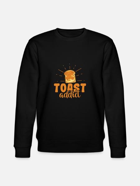 Toast addict Bäcker Backware - Stanley/Stella Unisex Bio-Sweatshirt CHANGER - Schwarz