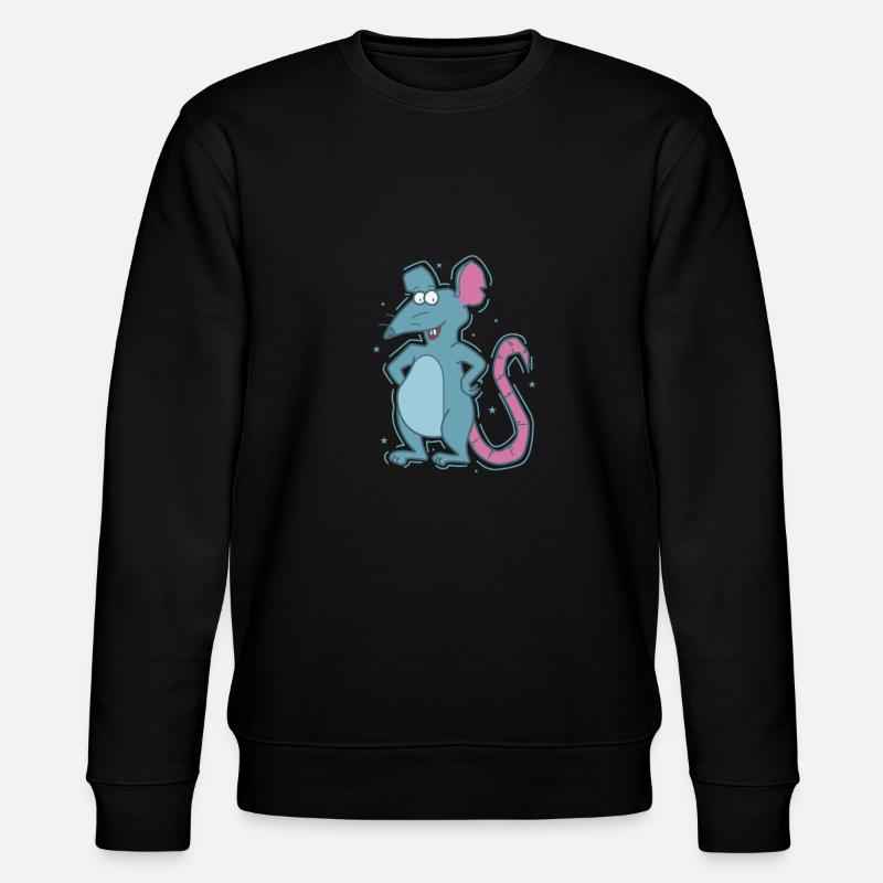Fier rat rongeur de compagnie - Sweat bio CHANGER Stanley/Stella Unisexe - noir