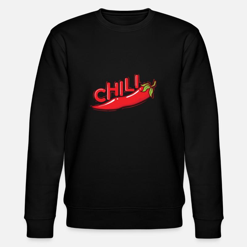 Chili Épice Scoville - Sweat bio CHANGER Stanley/Stella Unisexe - noir