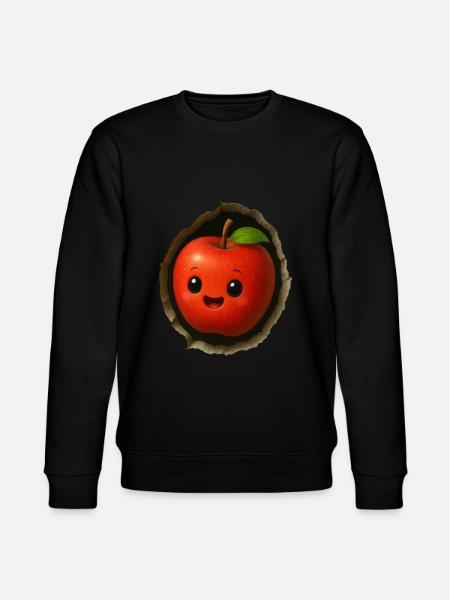 Apfel - Stanley/Stella Unisex Bio-Sweatshirt CHANGER  - Schwarz