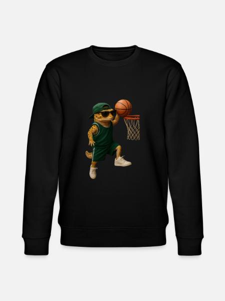 Gecko - Stanley/Stella Unisex Bio-Sweatshirt CHANGER  - Schwarz