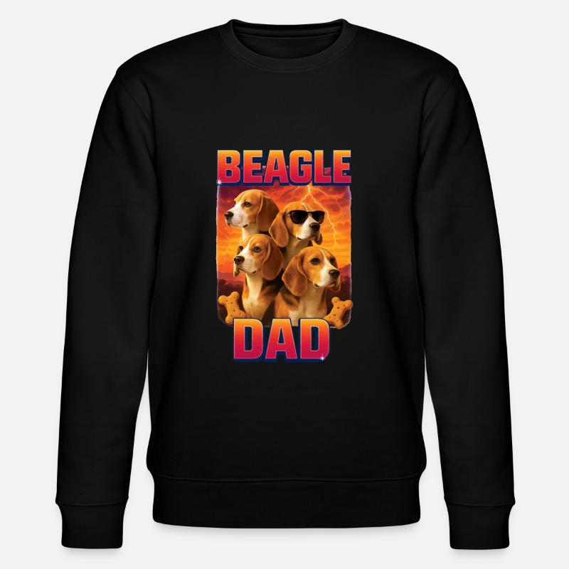 Beagle - Stanley/Stella Unisex Bio-Sweatshirt CHANGER  - Schwarz