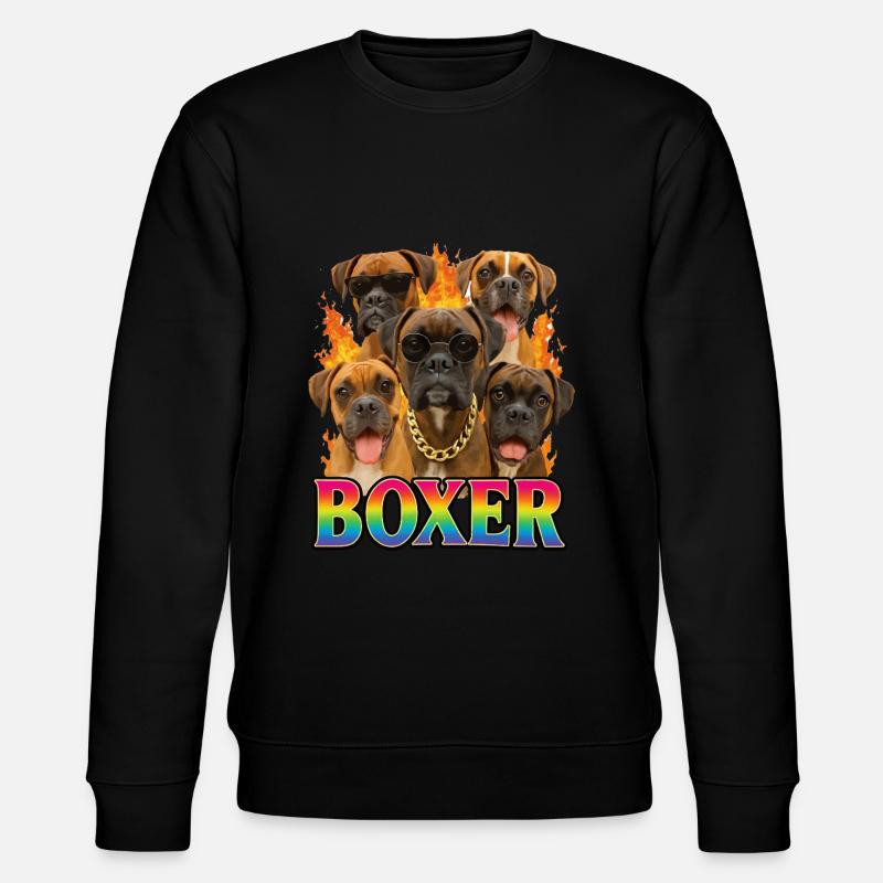 Boxer - Stanley/Stella Unisex Bio-Sweatshirt CHANGER  - Schwarz