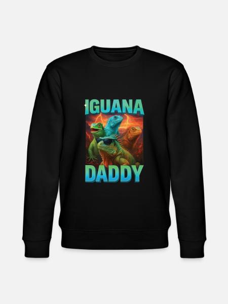 Leguan-Papa - Stanley/Stella Unisex Bio-Sweatshirt CHANGER - Schwarz
