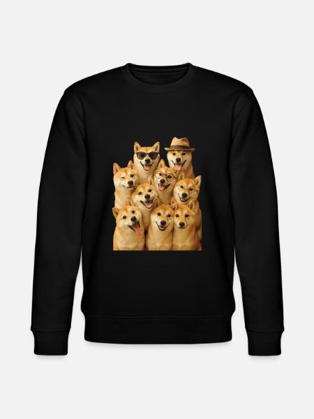 Shiba Inu - Stanley/Stella Unisex Bio-Sweatshirt CHANGER - Schwarz