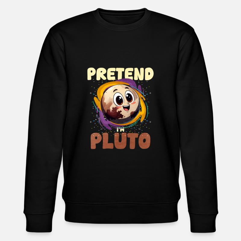 Pluto - Stanley/Stella Unisex Bio-Sweatshirt CHANGER  - Schwarz