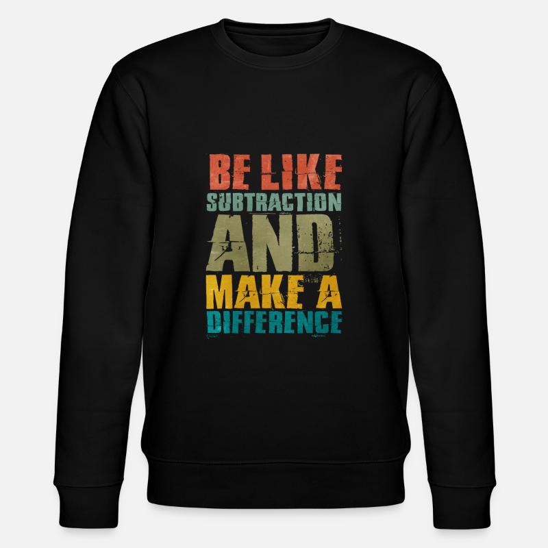 Mathe - Stanley/Stella Unisex Bio-Sweatshirt CHANGER  - Schwarz