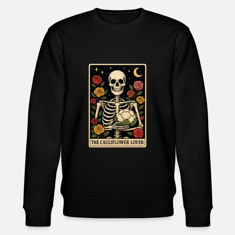 Blumenkohl Tarot - Stanley/Stella Unisex Bio-Sweatshirt CHANGER  - Schwarz