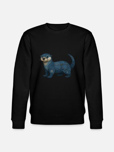 Otter Denim - Stanley/Stella CHANGER Unisex Organic Sweatshirt - black