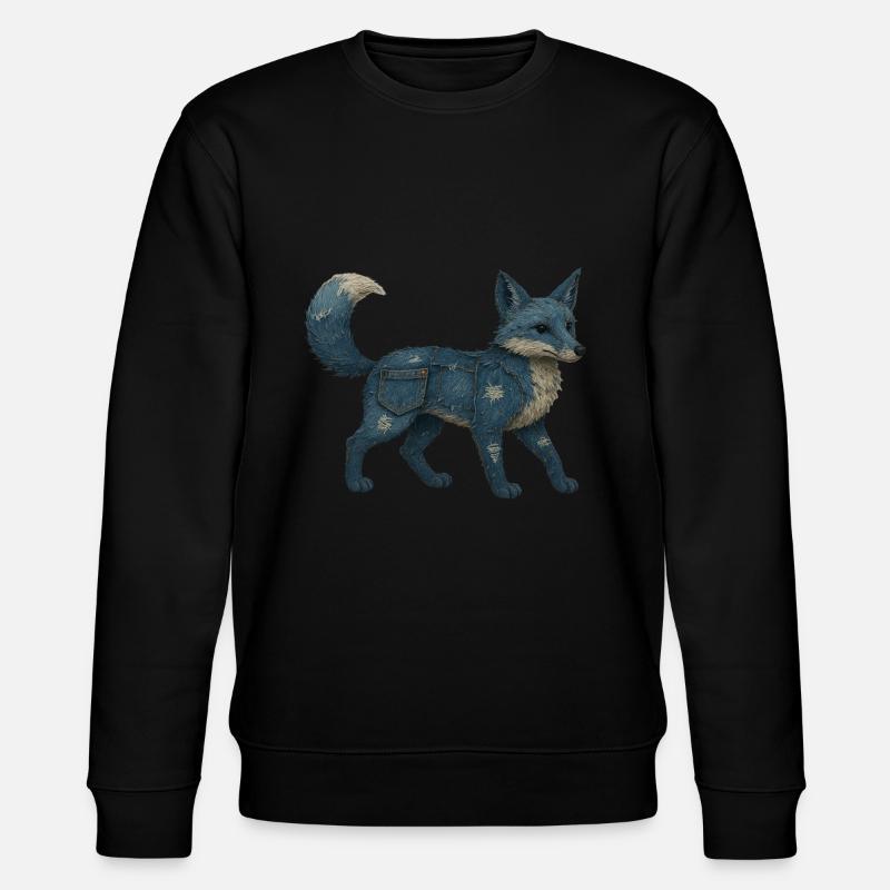 Fuchs Denim - Stanley/Stella Unisex Bio-Sweatshirt CHANGER  - Schwarz