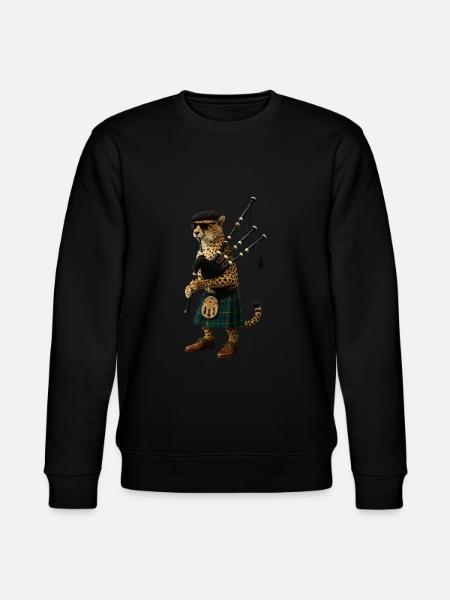 Gepard Dudelsack - Stanley/Stella Unisex Bio-Sweatshirt CHANGER  - Schwarz