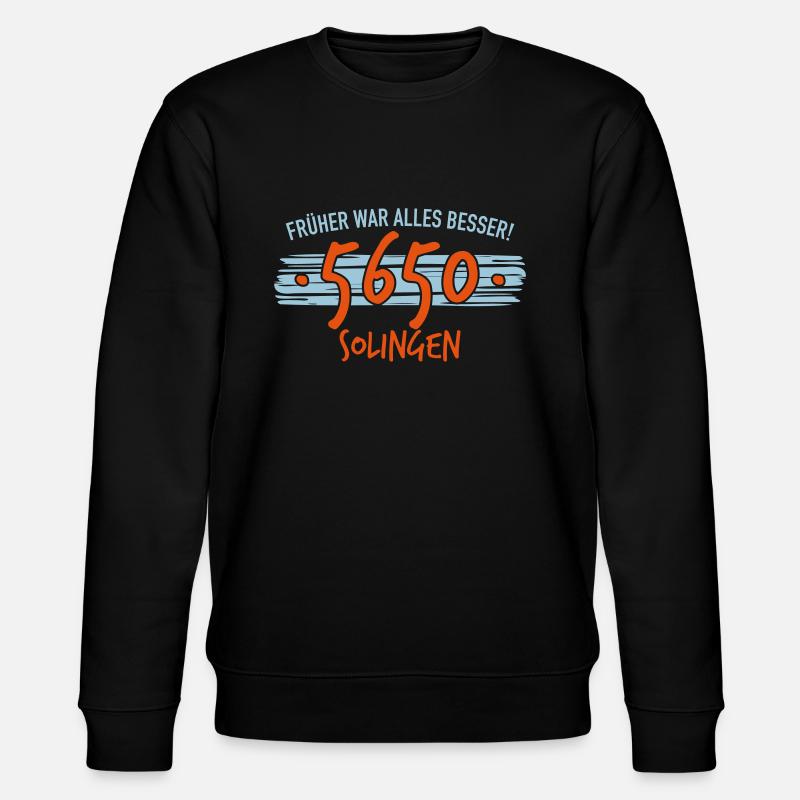 Früher 5650 Solingen - Stanley/Stella Unisex Bio-Sweatshirt CHANGER  - Schwarz