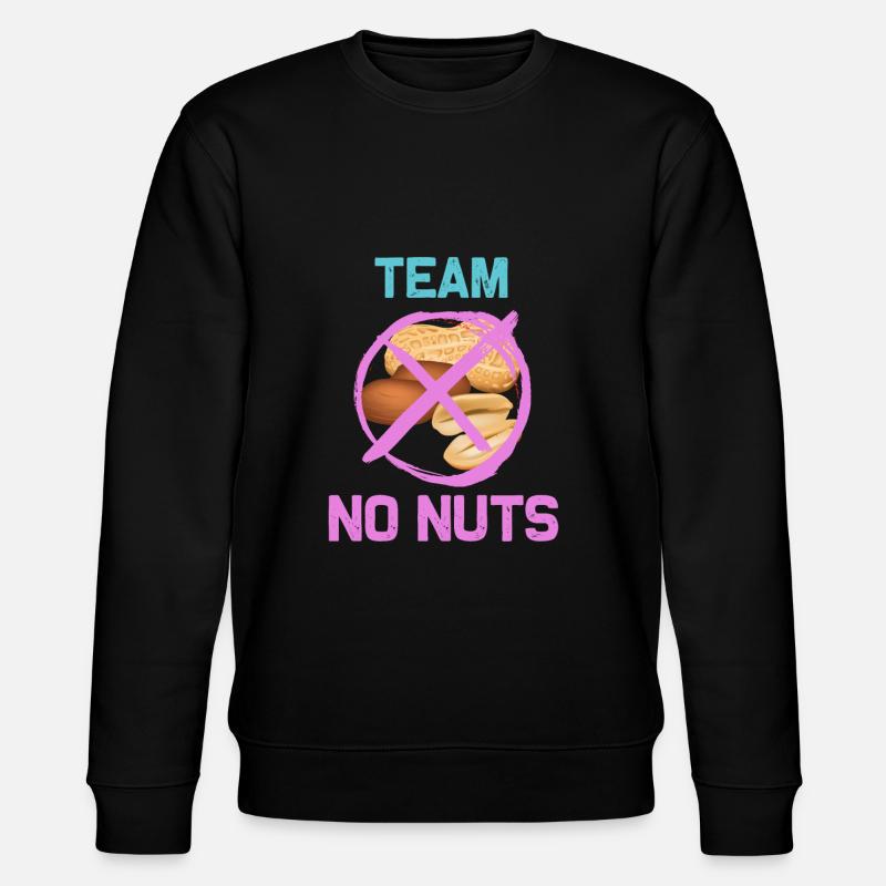 Team No Nuts - Stanley/Stella CHANGER Unisex Organic Sweatshirt - black