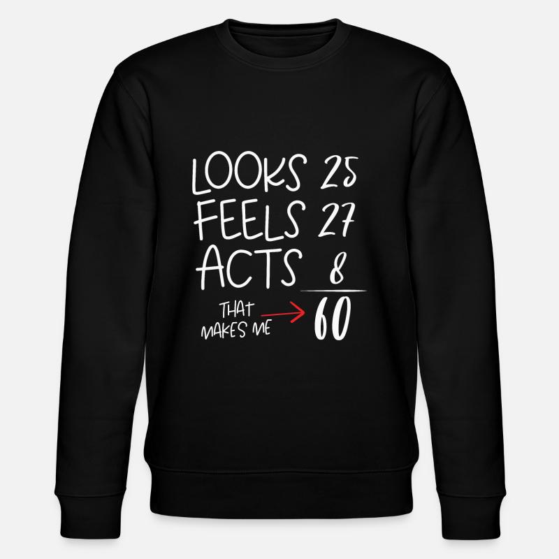 60e anniversaire - Sweat bio CHANGER Stanley/Stella Unisexe - noir