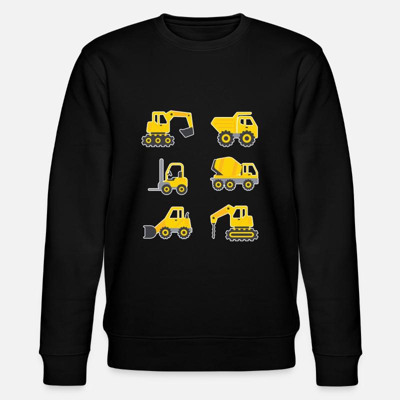 Excavator operator - Stanley/Stella CHANGER Unisex Organic Sweatshirt - black