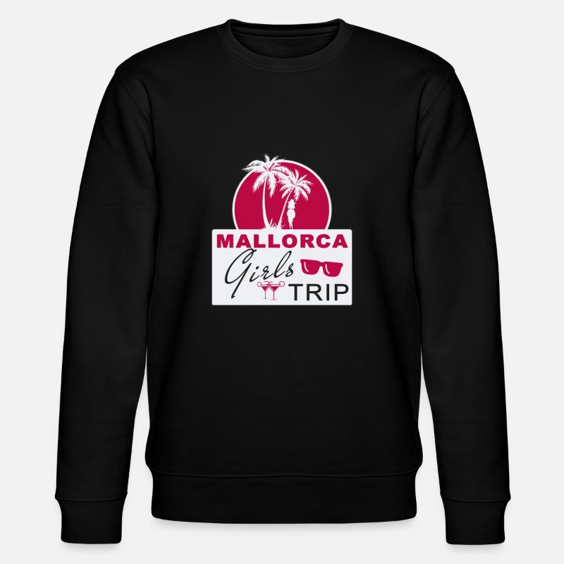 Mallorca Mädels Trip - Stanley/Stella Unisex Bio-Sweatshirt CHANGER  - Schwarz
