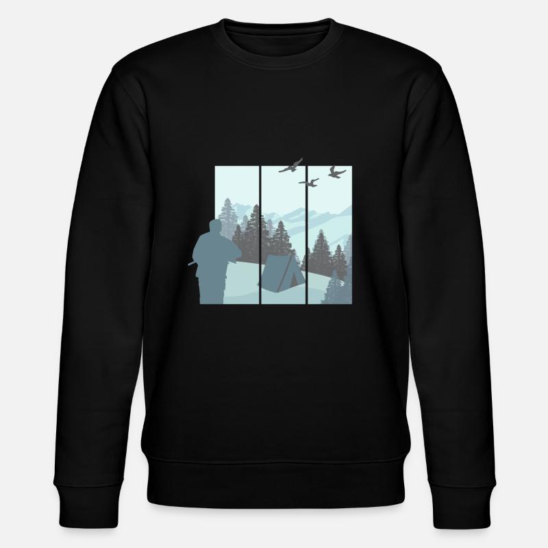 Tentes et nature - Sweat bio CHANGER Stanley/Stella Unisexe - noir