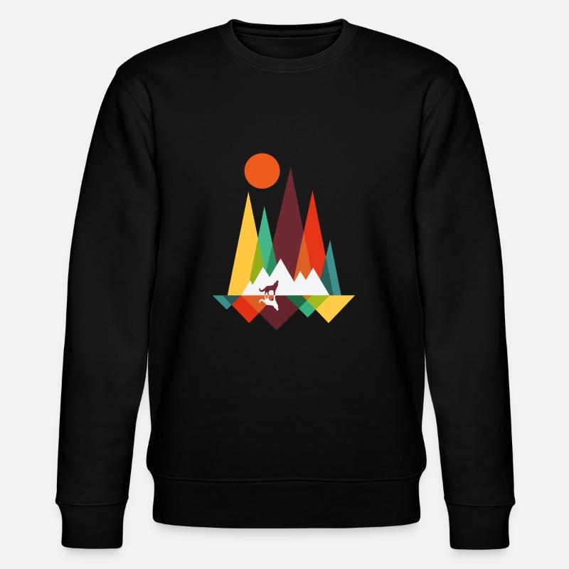 nature - Stanley/Stella CHANGER Unisex Organic Sweatshirt - black