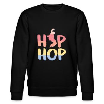 Hip hop - Sweat bio CHANGER Stanley/Stella Unisexe - noir - Devant - Nik (191cm) & Marisol (170cm)