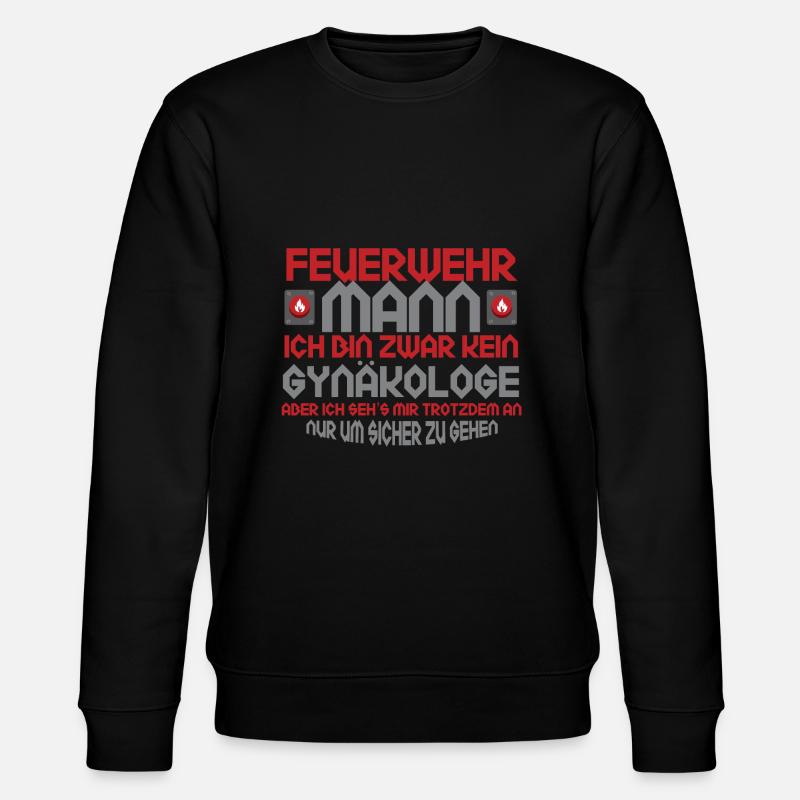 pompiers - Sweat bio CHANGER Stanley/Stella Unisexe - noir