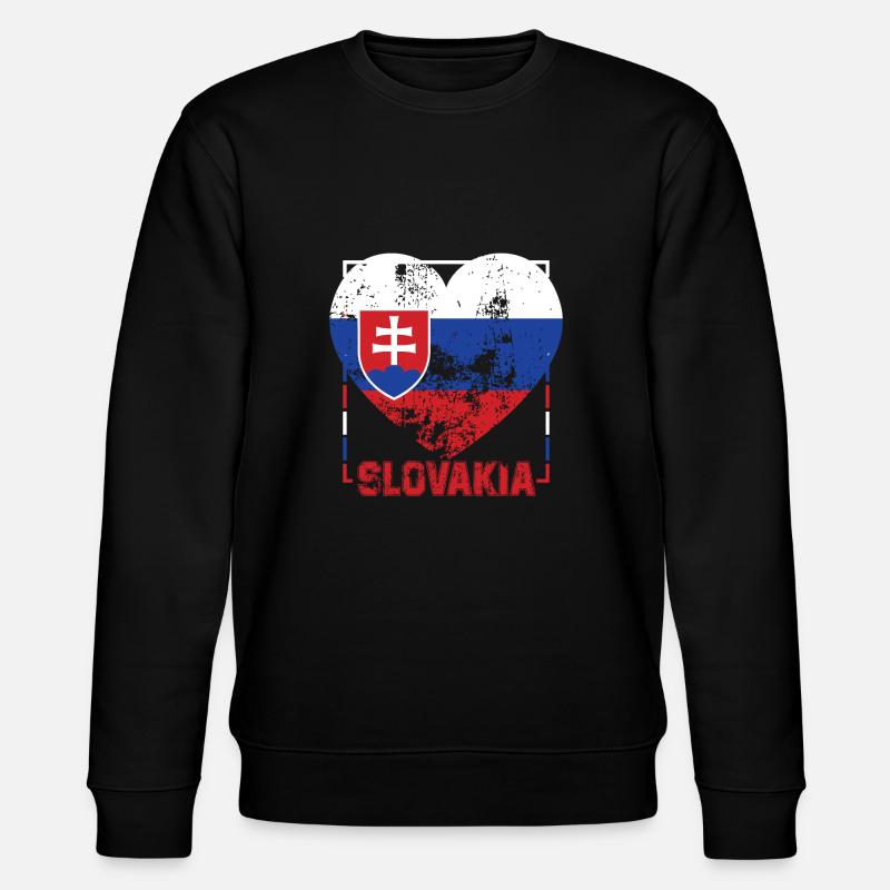 Slovakia - Stanley/Stella CHANGER Unisex Organic Sweatshirt - black