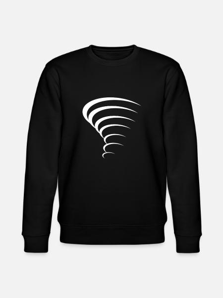 Tornado cyclone - Stanley/Stella CHANGER Unisex Organic Sweatshirt - black