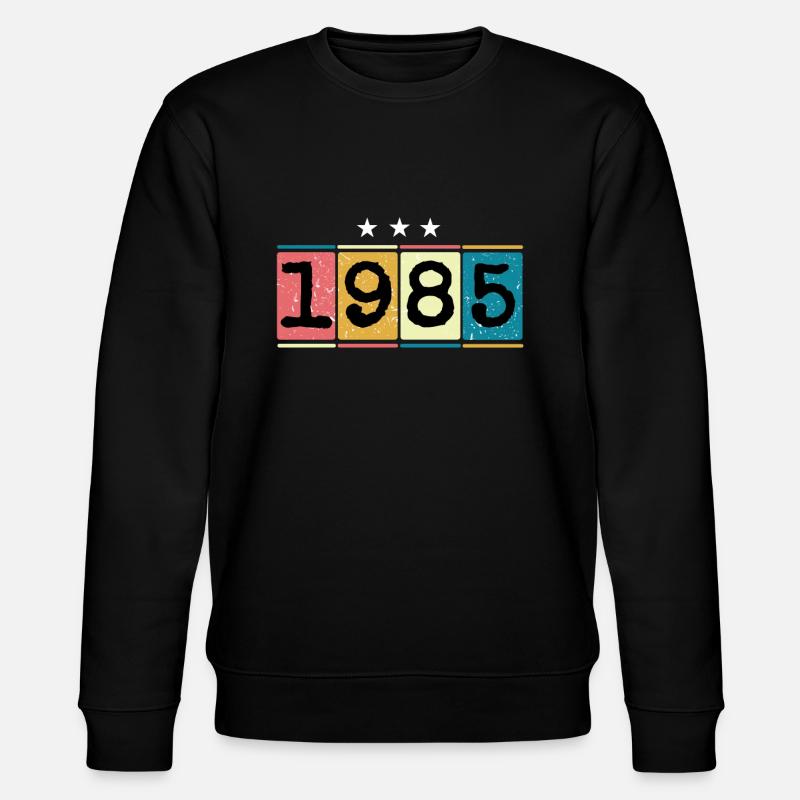 1985 - Sweat bio CHANGER Stanley/Stella Unisexe - noir
