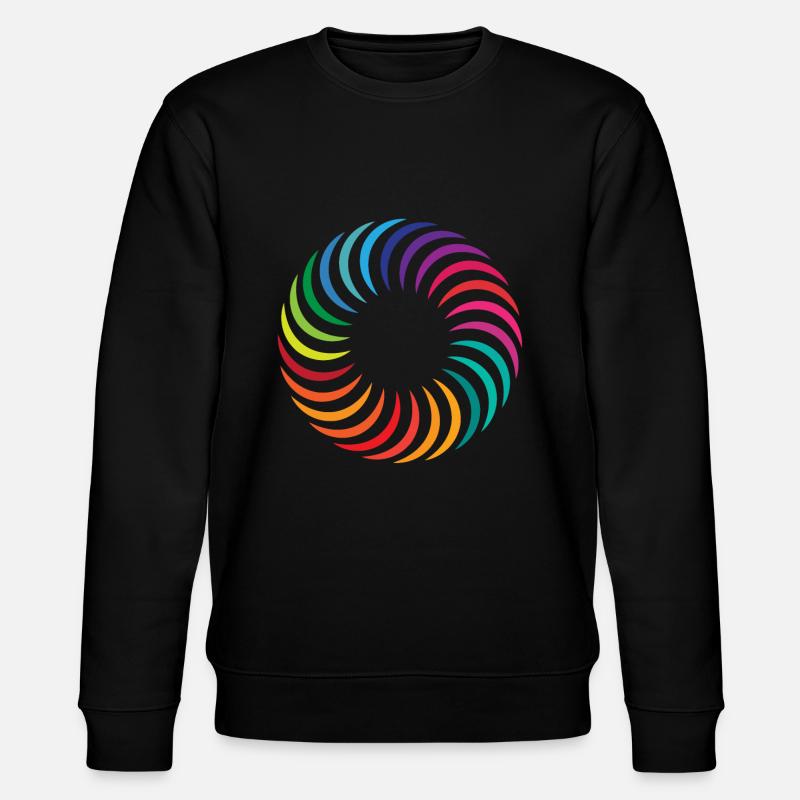 Cercle arc en ciel - Sweat bio CHANGER Stanley/Stella Unisexe - noir
