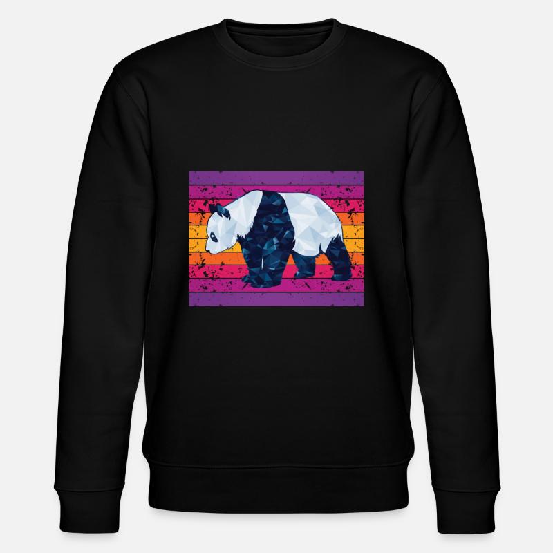 panda - Sweat bio CHANGER Stanley/Stella Unisexe - noir