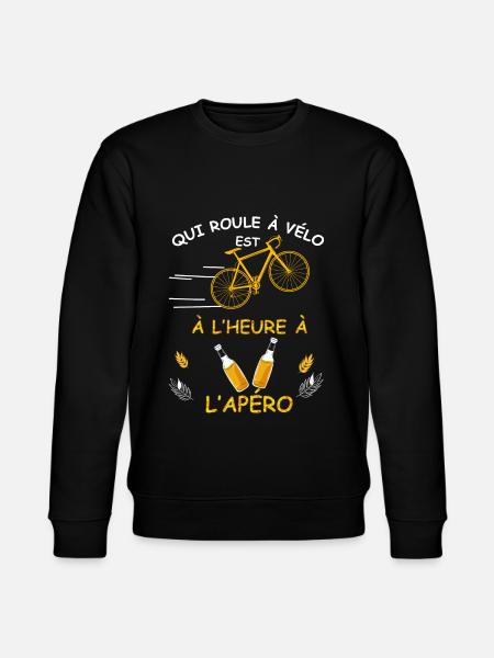 Velo apero cool - Stanley/Stella Unisex Bio-Sweatshirt CHANGER  - Schwarz