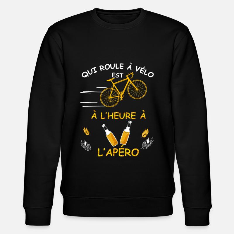 Velo apero cool - Stanley/Stella CHANGER Unisex Organic Sweatshirt - black