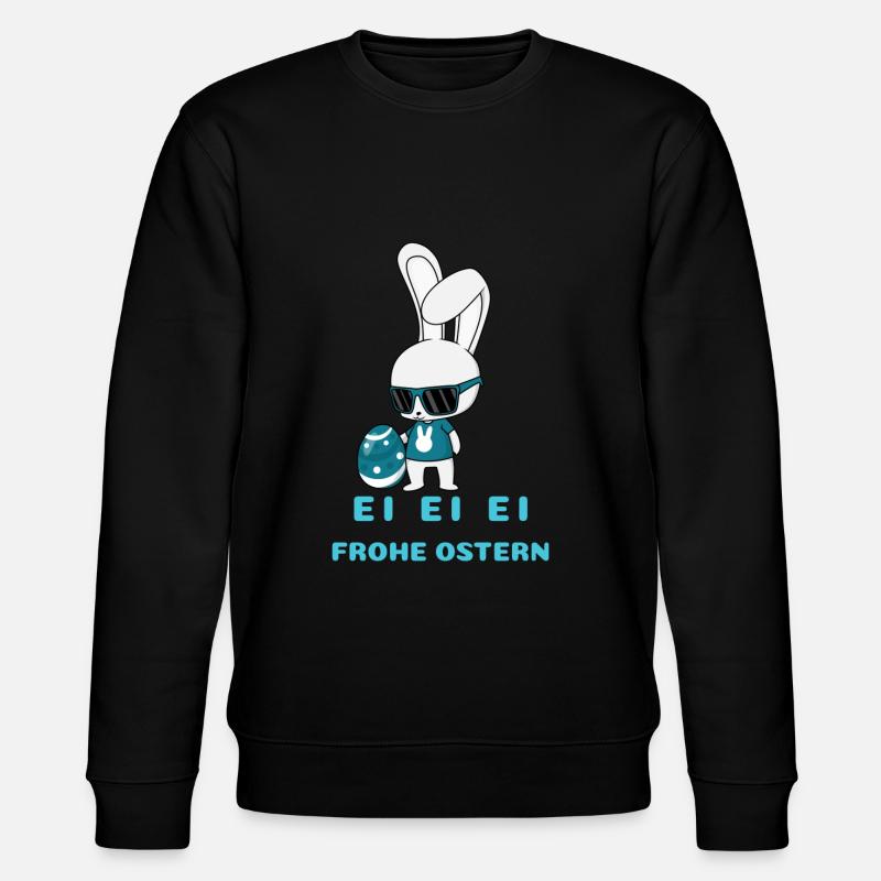 Happy Easter - Stanley/Stella CHANGER Unisex Organic Sweatshirt - black