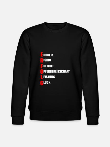 Erfolg - Stanley/Stella Unisex Bio-Sweatshirt CHANGER - Schwarz
