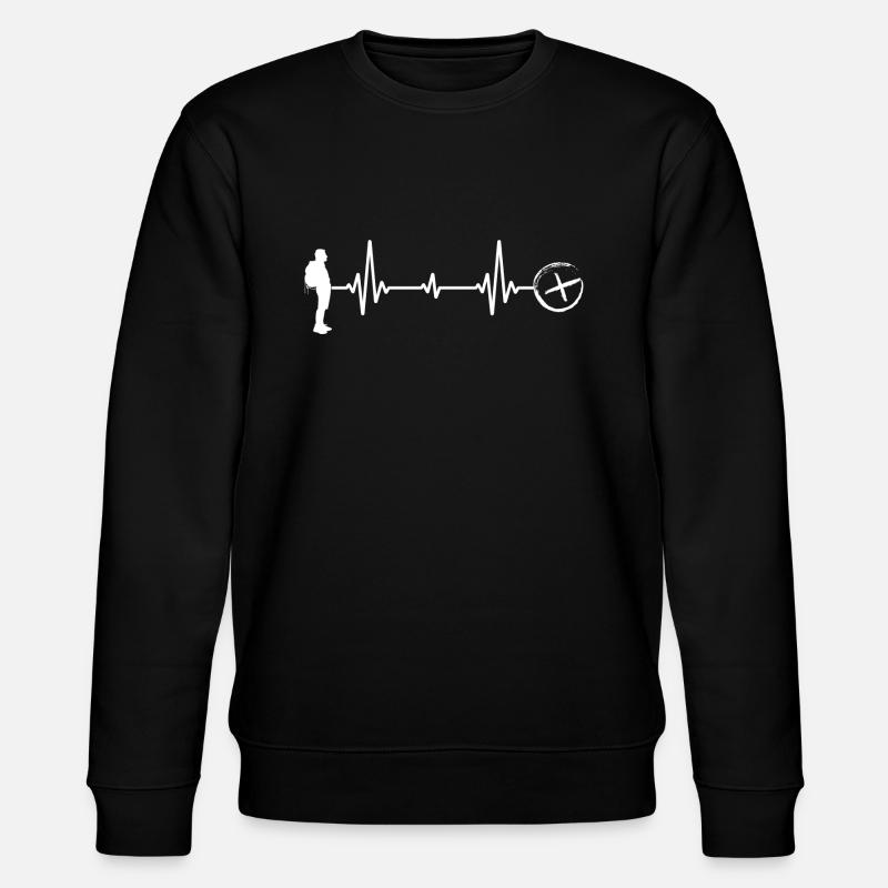 geocache geocaching schnitzeljagd - Stanley/Stella Unisex Bio-Sweatshirt CHANGER  - Schwarz